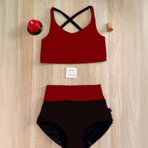 *Personalizzata* Top & Short - SNAKE Red-Black